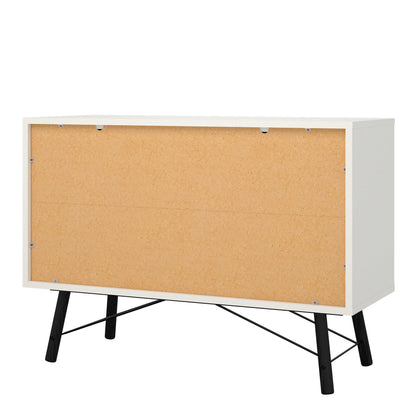 Juno White Sideboard 1 Door 2 Drawers