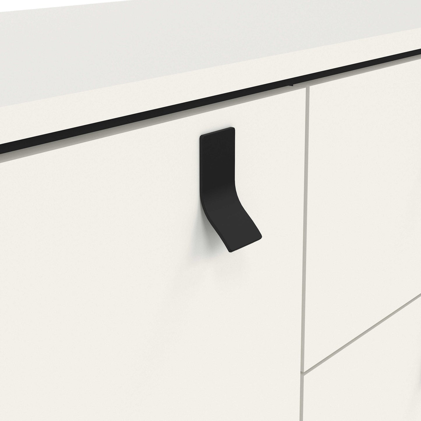 Juno White Sideboard 1 Door 2 Drawers