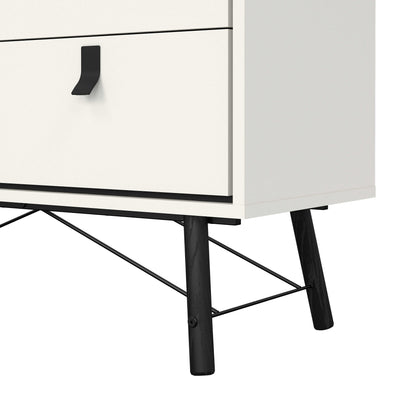Juno White Sideboard 1 Door 2 Drawers