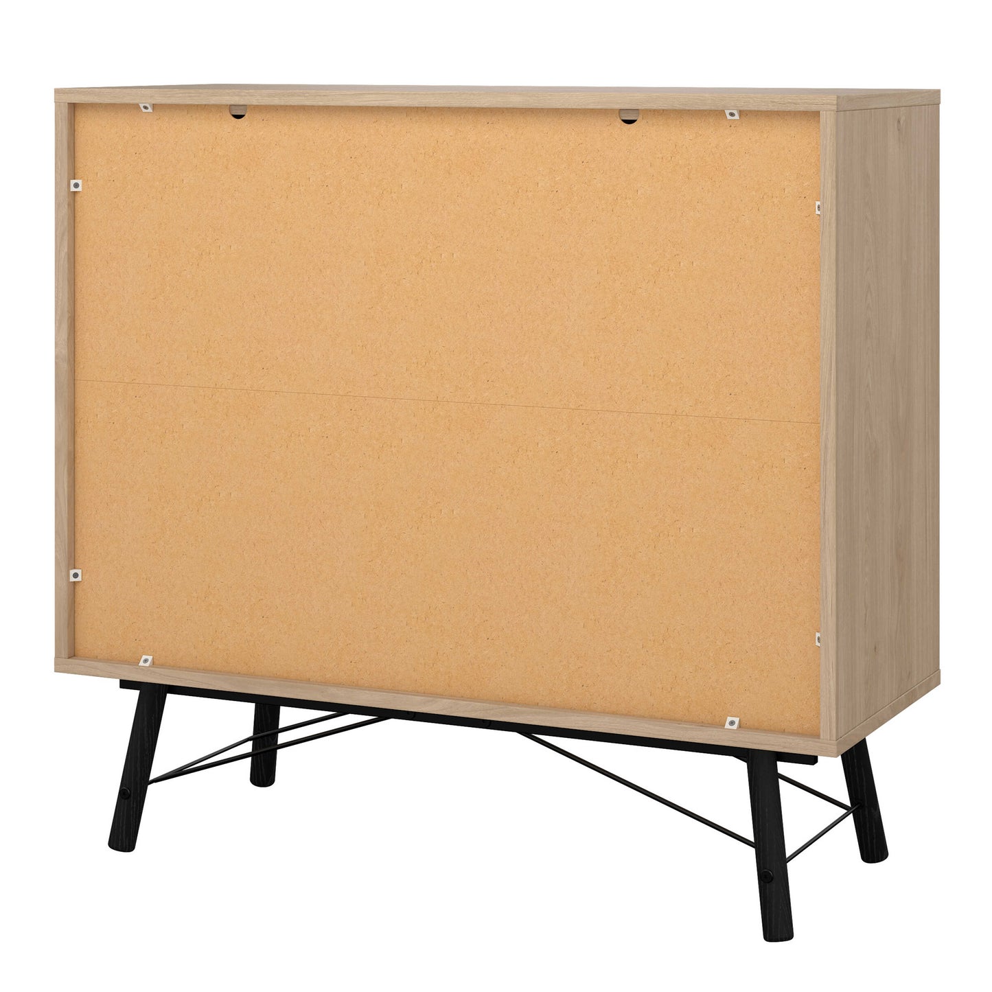 Juno Natural Oak Small Double Storage Chest of 6 Drawers