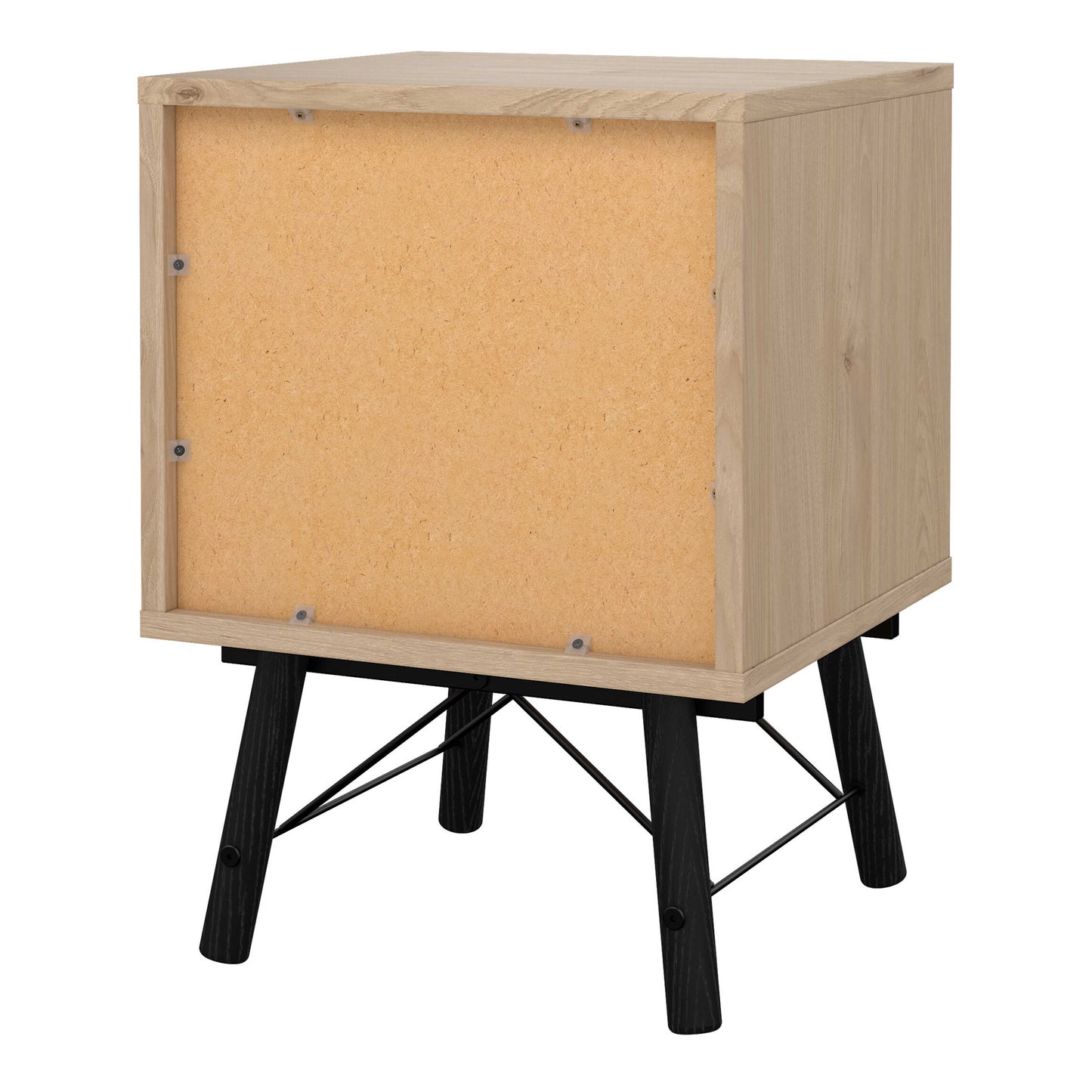 Juno Natural Oak Bedside Table 2 Drawer