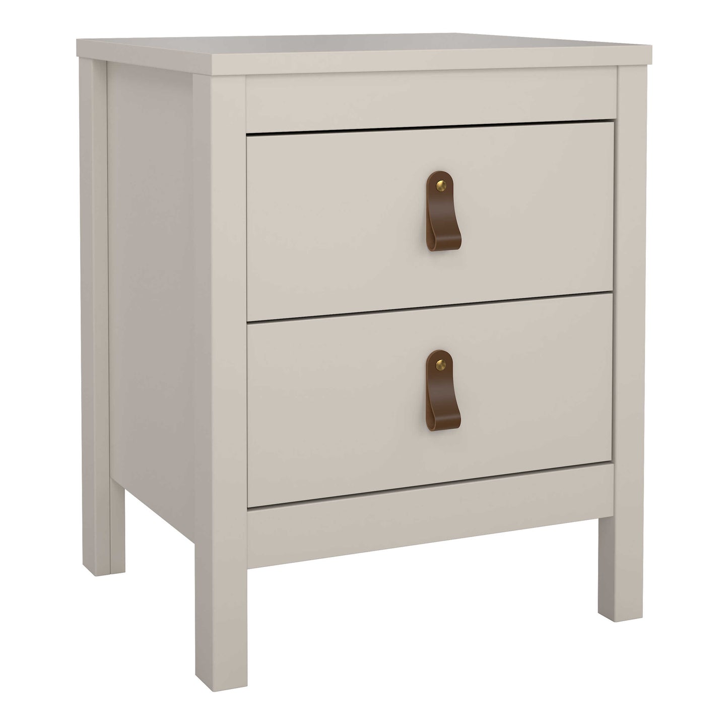 Wildberry Cashmere Bedside Table 2 Drawers