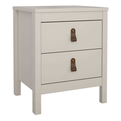 Wildberry Cashmere Bedside Table 2 Drawers
