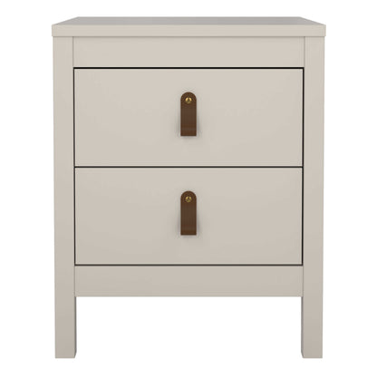 Wildberry Cashmere Bedside Table 2 Drawers