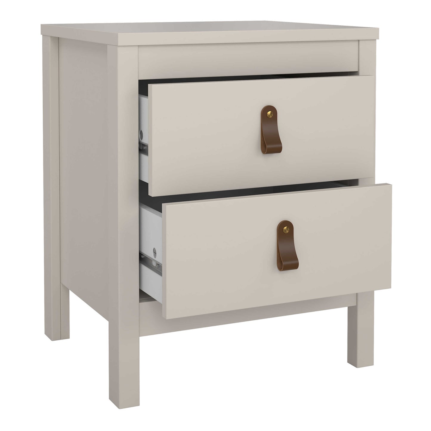 Wildberry Cashmere Bedside Table 2 Drawers