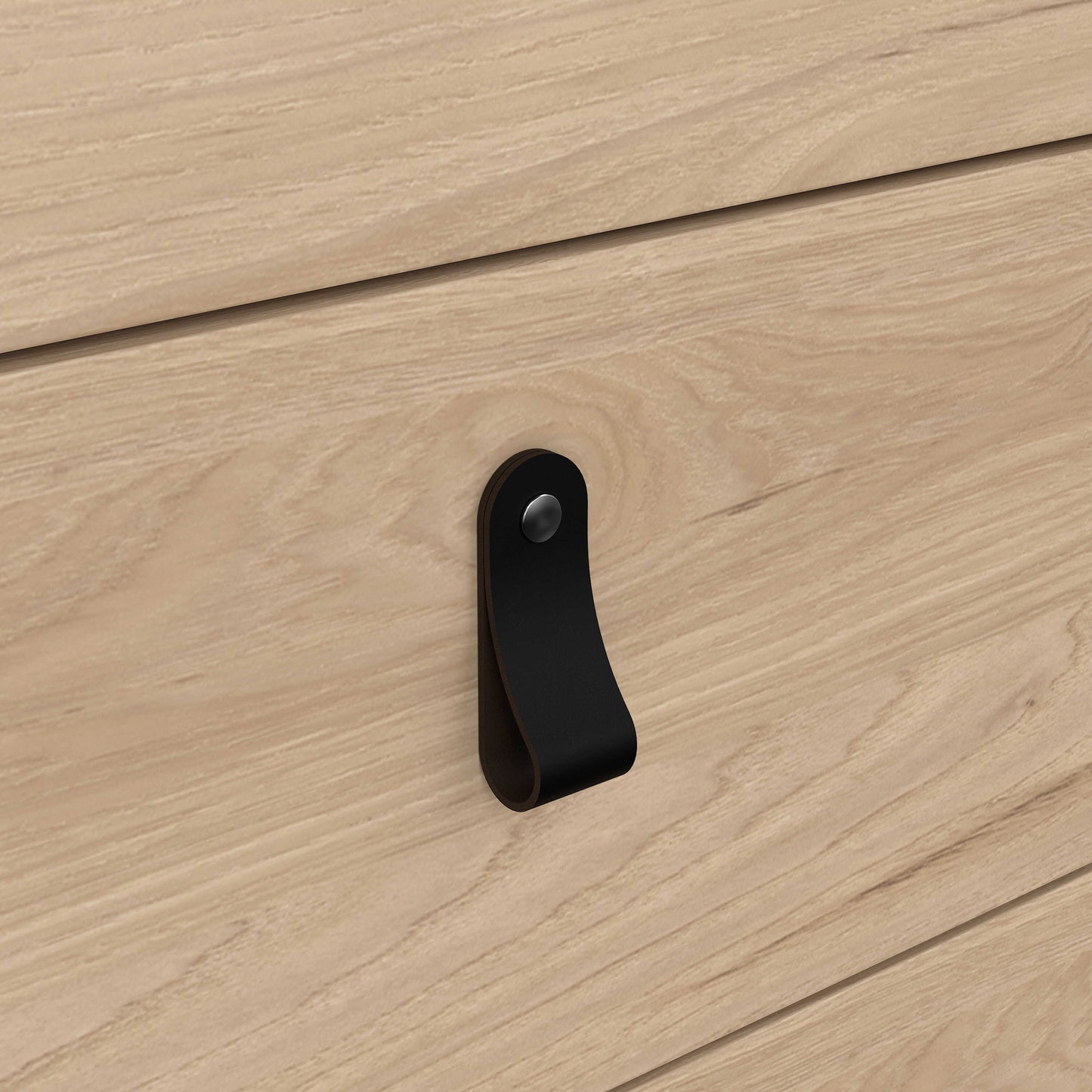 Wildberry Natural Oak Wood Chest 5 Drawers