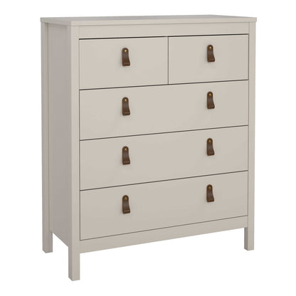 Wildberry Cashmere Wooden Chest 5 Drawers