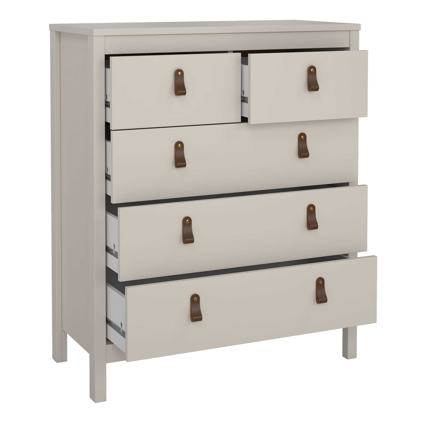 Wildberry Cashmere Wooden Chest 5 Drawers