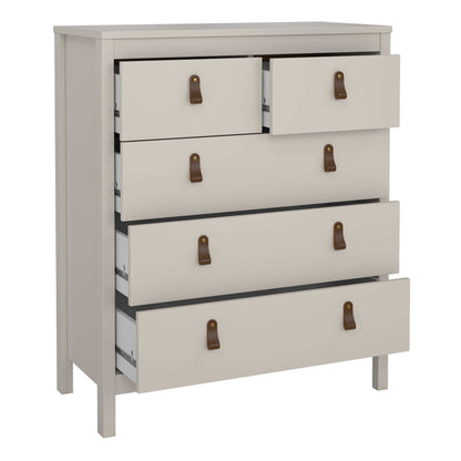 Wildberry Cashmere Wooden Chest 5 Drawers