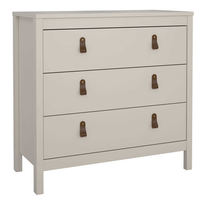 Wildberry Cashmere Wooden Chest 3 Drawers