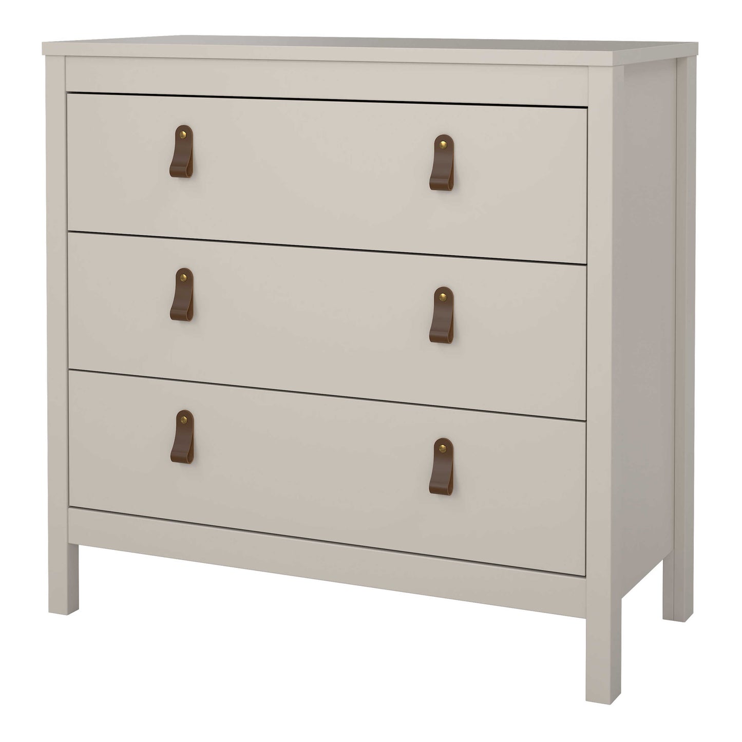 Wildberry Cashmere Wooden Chest 3 Drawers