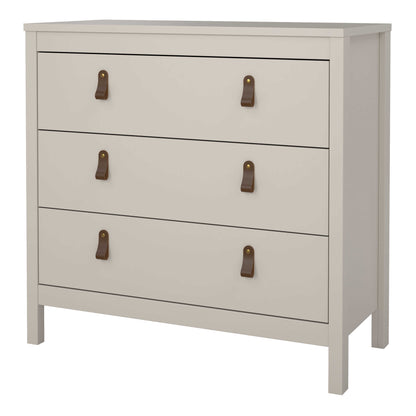 Wildberry Cashmere Wooden Chest 3 Drawers
