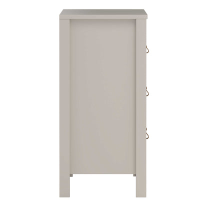 Wildberry Cashmere Wooden Chest 3 Drawers