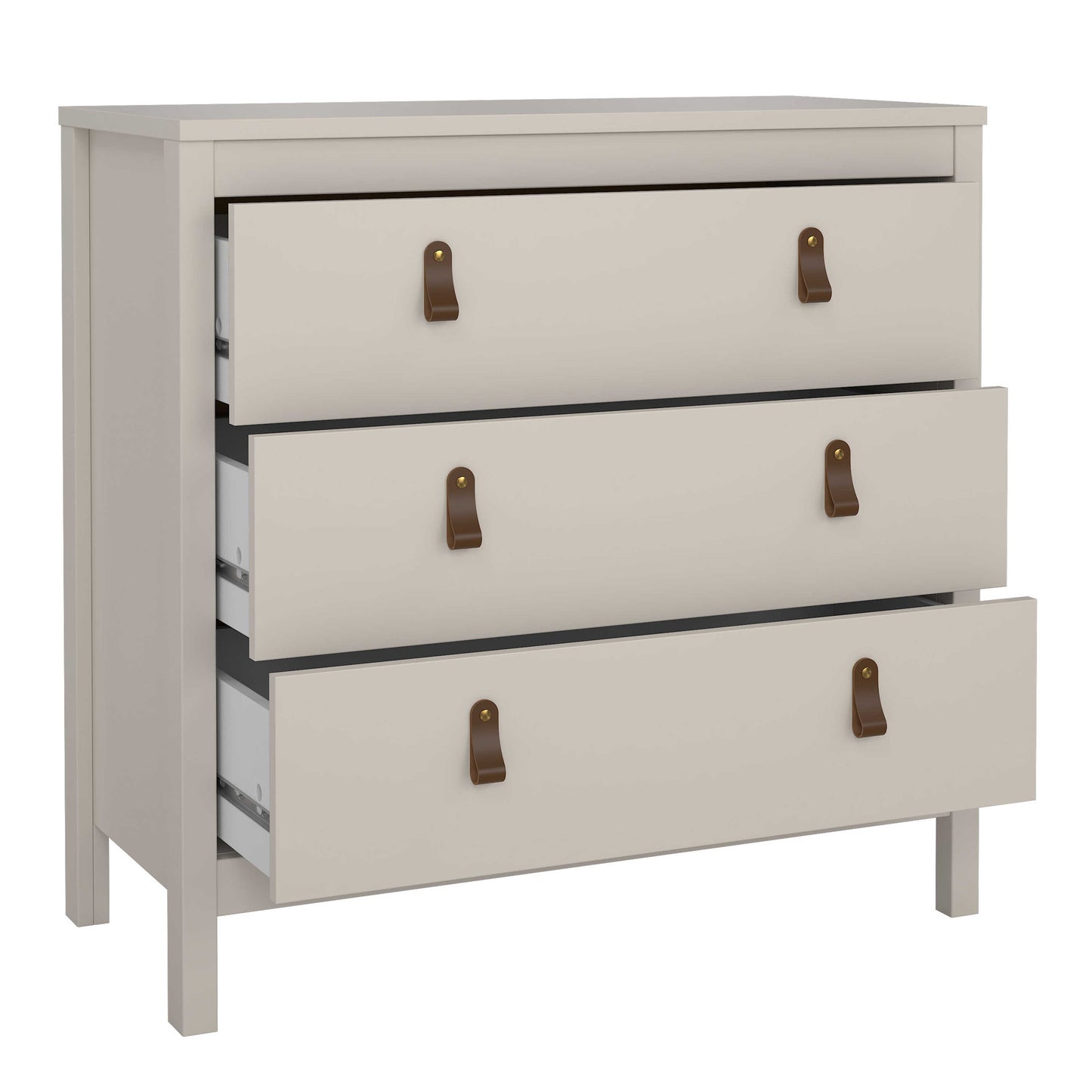 Wildberry Cashmere Wooden Chest 3 Drawers