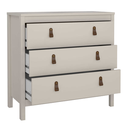 Wildberry Cashmere Wooden Chest 3 Drawers