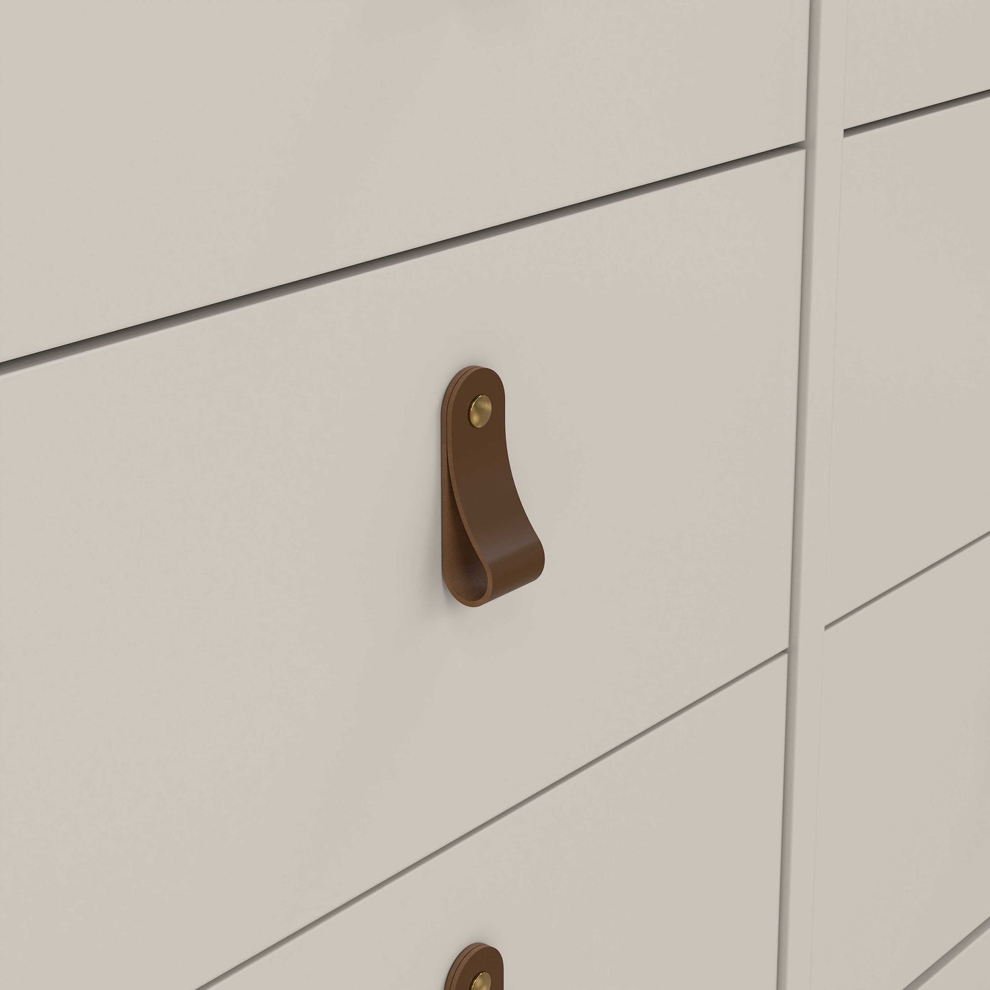 Wildberry Cashmere Wooden Double Dresser 8 Drawers