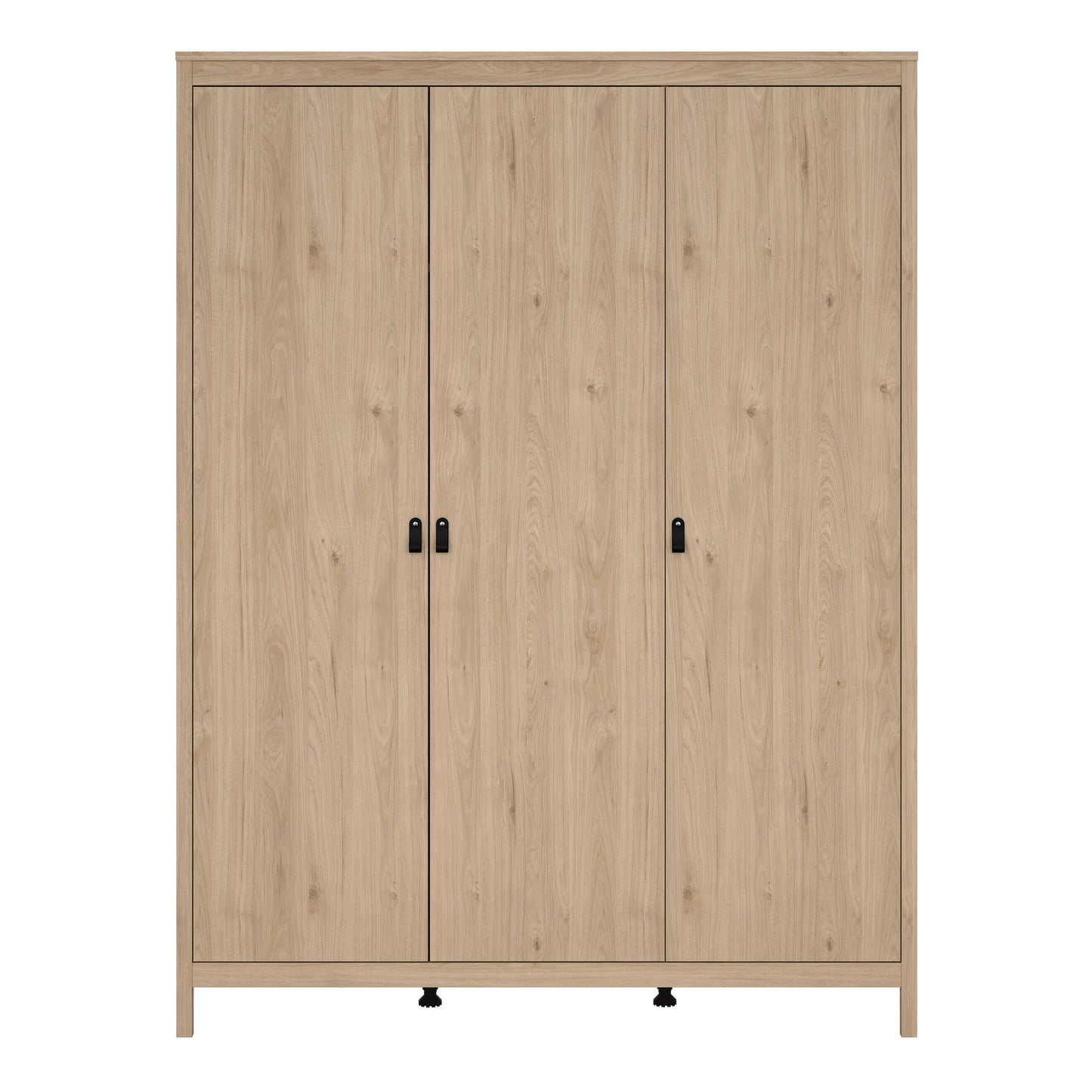 Wildberry Natural Oak Wood Wardrobe 3 Doors