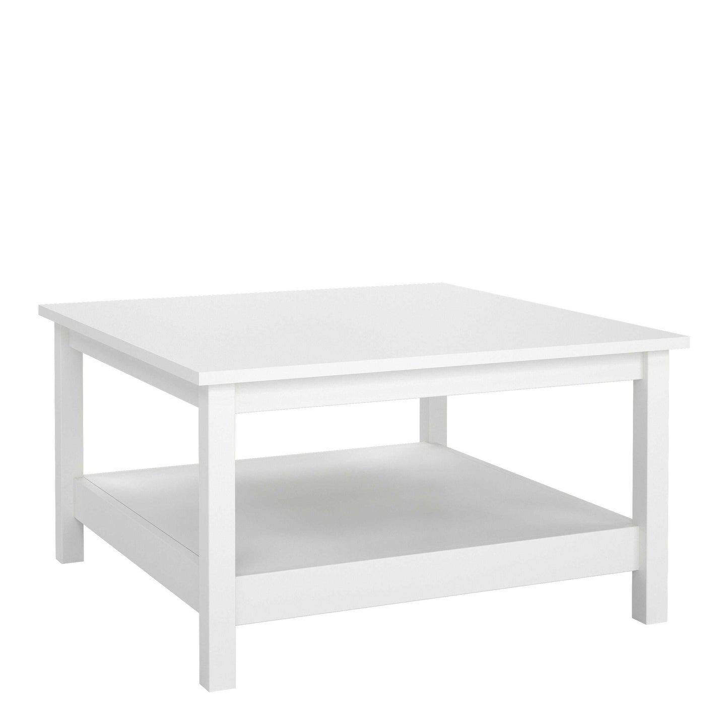 Wildberry Matt White Wooden Coffee Table