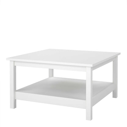Wildberry Matt White Wooden Coffee Table