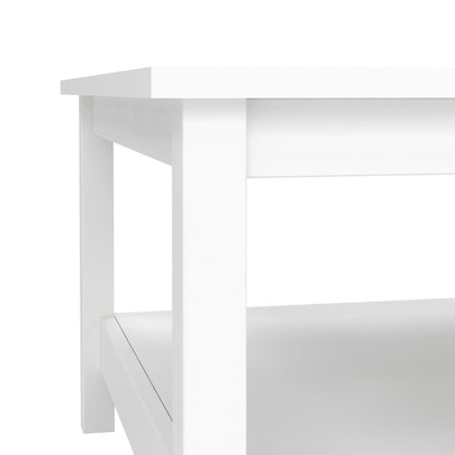 Wildberry Matt White Wooden Coffee Table