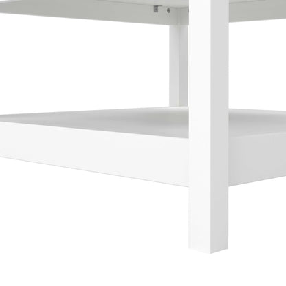 Wildberry Matt White Wooden Coffee Table