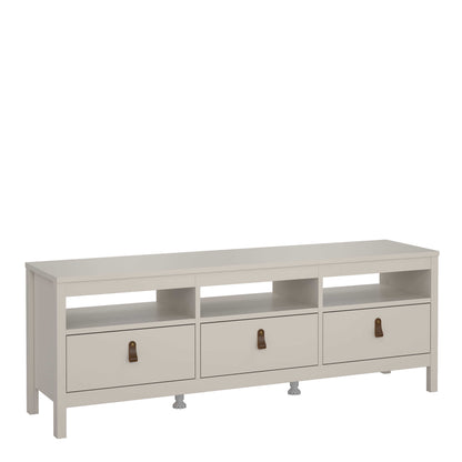 Wildberry TV Unit 3 Drawers in Cashmere