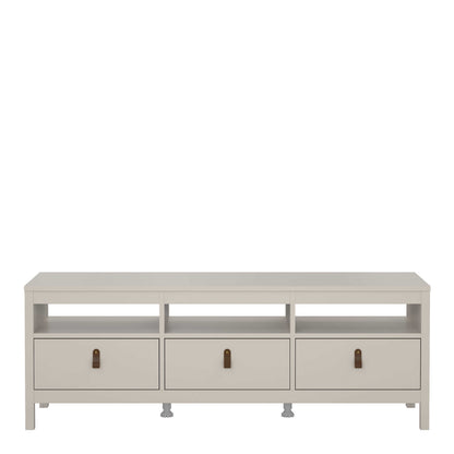 Wildberry TV Unit 3 Drawers in Cashmere