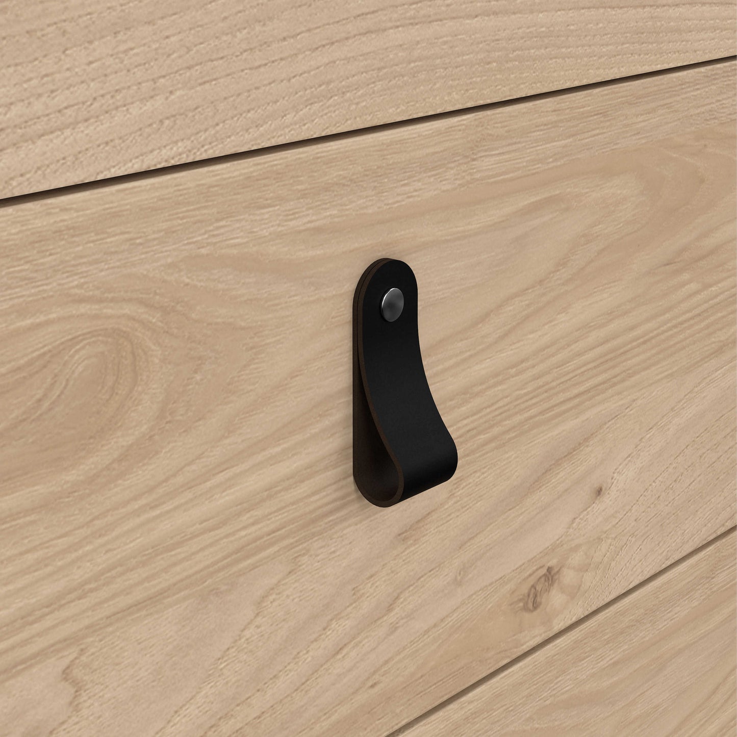 Wildberry Natural Oak Wood Sideboard 2 Doors 3 Drawers