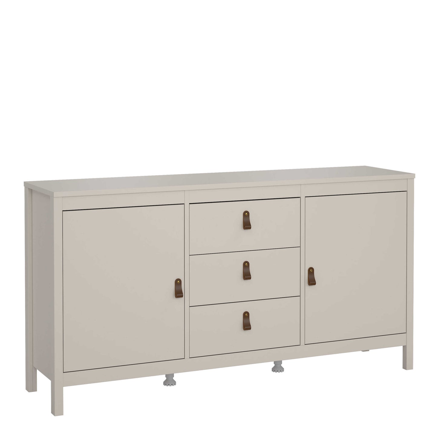 Wildberry Cashmere Wooden Sideboard 2 Doors 3 Drawers
