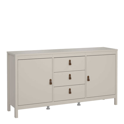Wildberry Cashmere Wooden Sideboard 2 Doors 3 Drawers