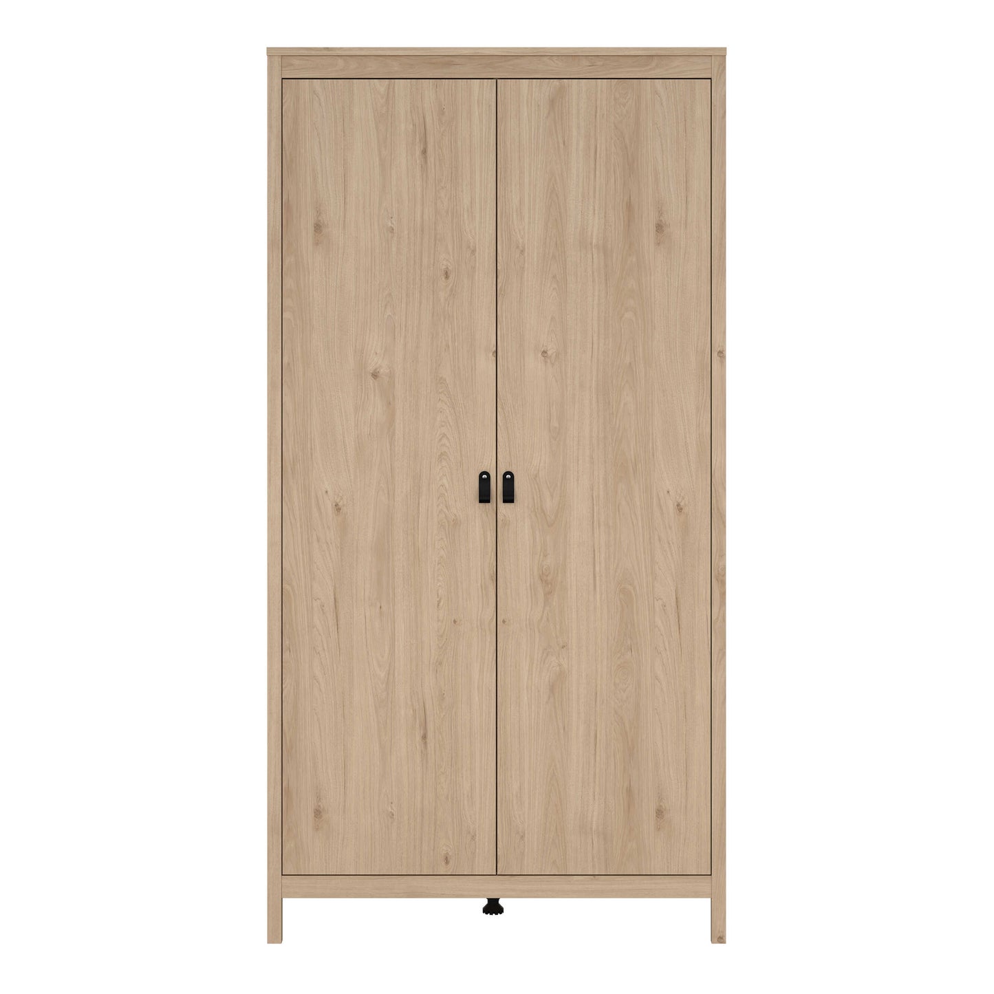 Wildberry Natural Oak Wood Wardrobe 2 Doors