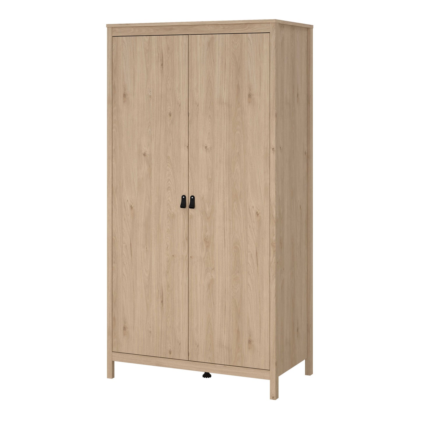 Wildberry Natural Oak Wood Wardrobe 2 Doors