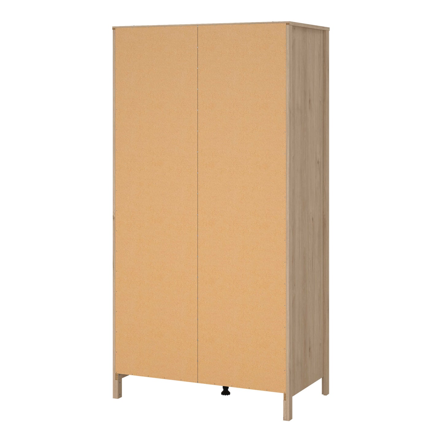 Wildberry Natural Oak Wood Wardrobe 2 Doors