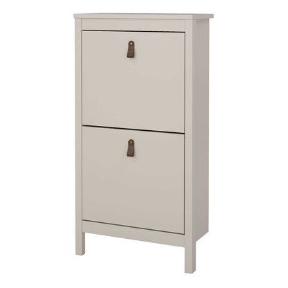 Wildberry Cashmere Wooden Shoe Cabinet 2 Flip Down Doors
