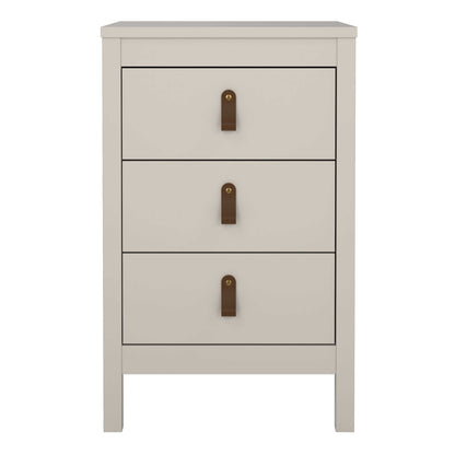 Wildberry Cashmere Bedside Table 3 Drawers