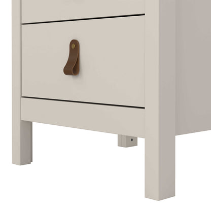 Wildberry Cashmere Bedside Table 3 Drawers