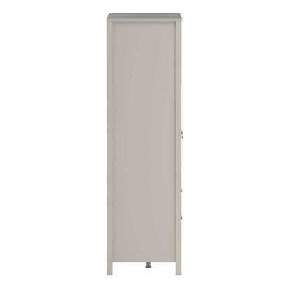 Gossmere Natural Cashmere Wardrobe 3 Doors 2 Drawers