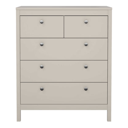 Gossmere Natural Cashmere Chest 5 Drawers