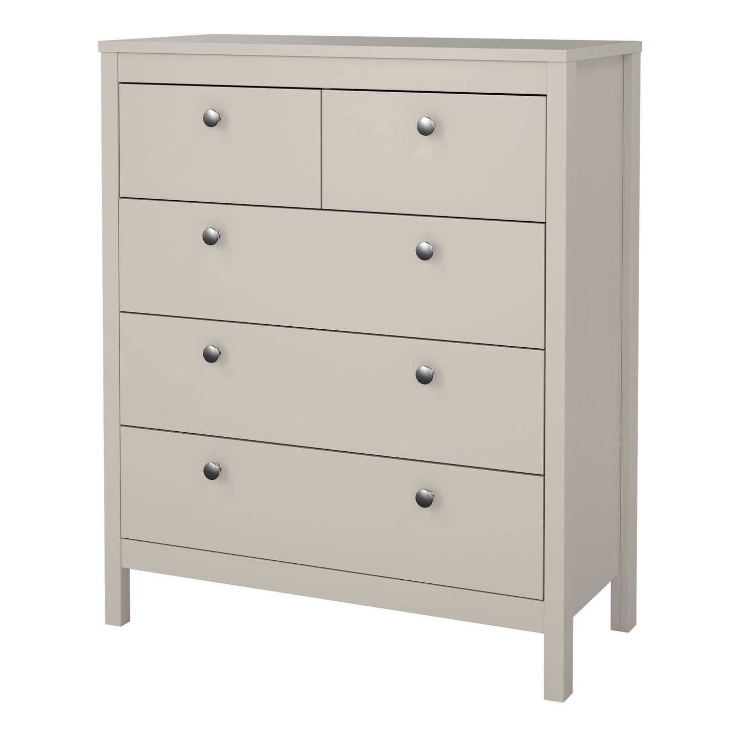 Gossmere Natural Cashmere Chest 5 Drawers