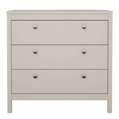 Gossmere Natural Cashmere Chest 3 Drawers