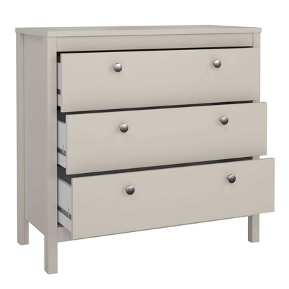 Gossmere Natural Cashmere Chest 3 Drawers
