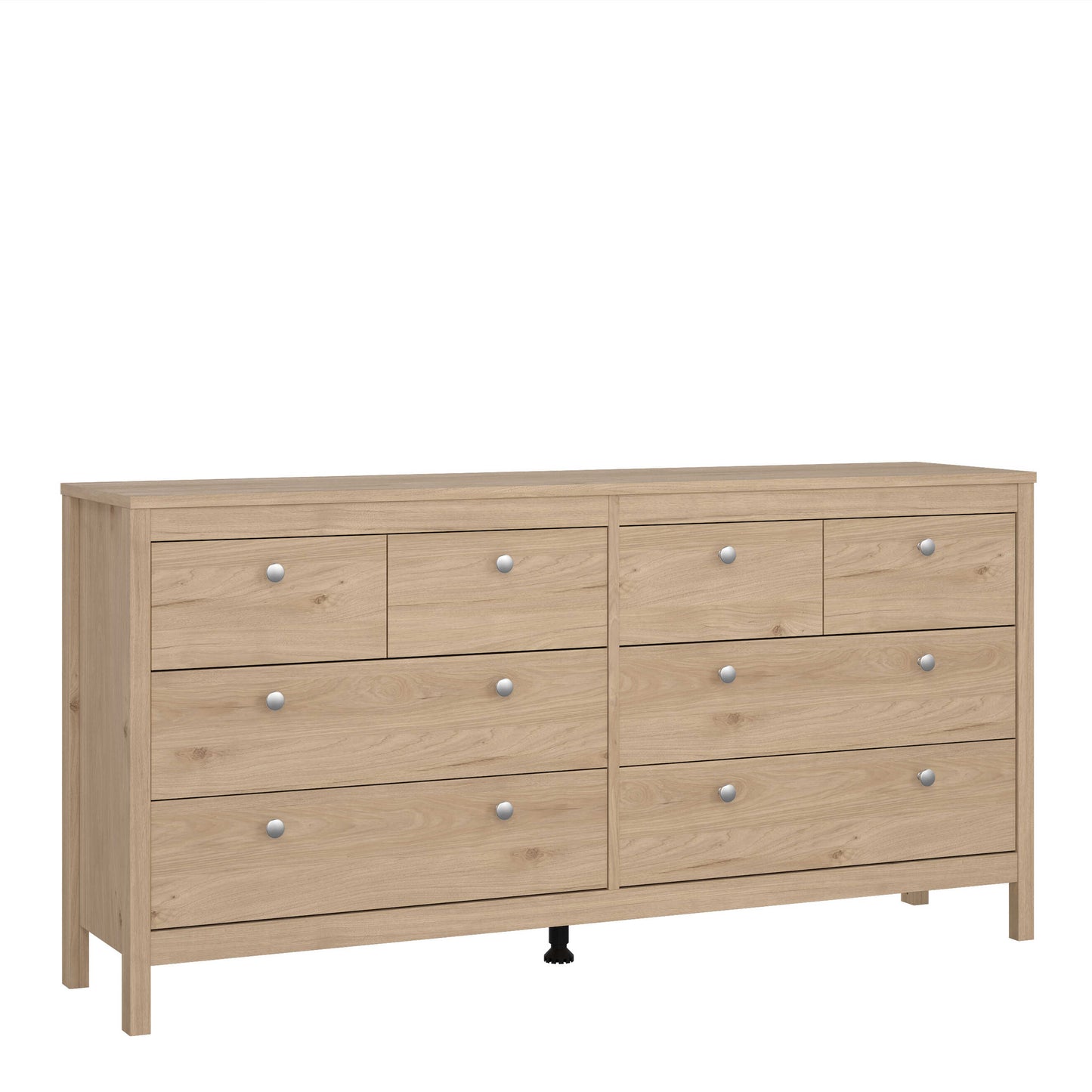 Gossmere Hickory Oak Effect Chest 8 Drawers