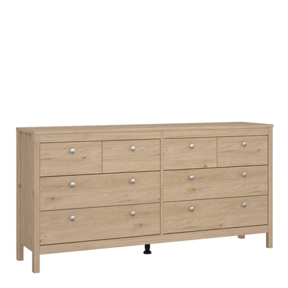 Gossmere Hickory Oak Effect Chest 8 Drawers