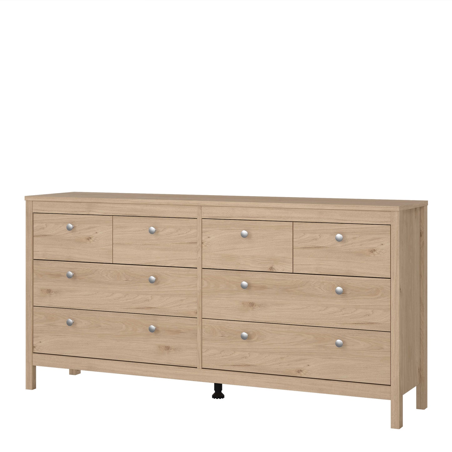 Gossmere Hickory Oak Effect Chest 8 Drawers