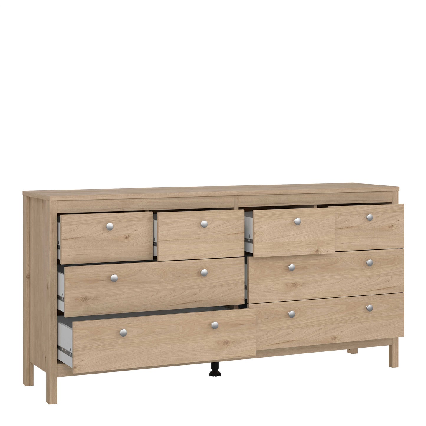 Gossmere Hickory Oak Effect Chest 8 Drawers