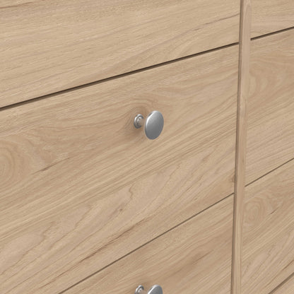 Gossmere Hickory Oak Effect Chest 8 Drawers