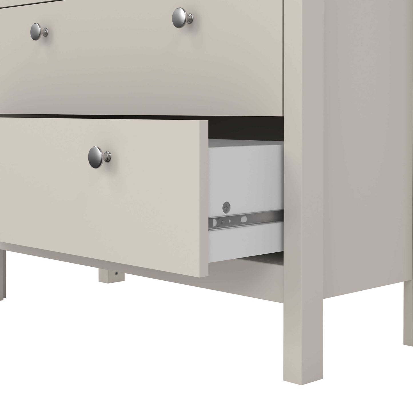 Gossmere Natural Cashmere China Cabinet 2 Doors 3 Drawers