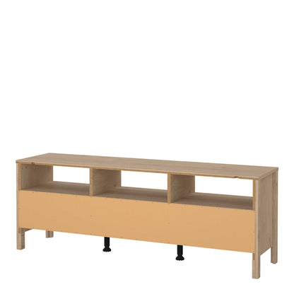 Gossmere Hickory Oak Effect TV Unit 3 Drawers