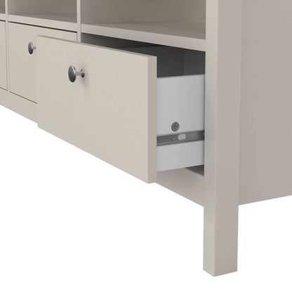 Gossmere Natural Cashmere TV Unit 3 Drawers
