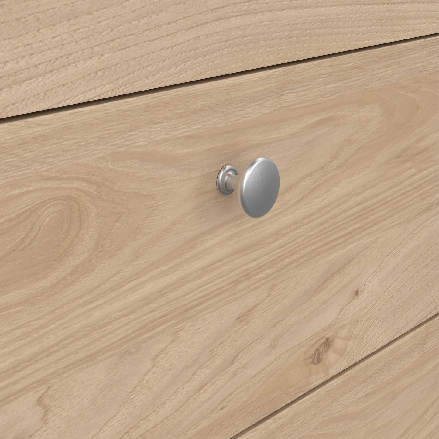 Gossmere Hickory Oak Effect Sideboard 2 Doors 3 Drawers